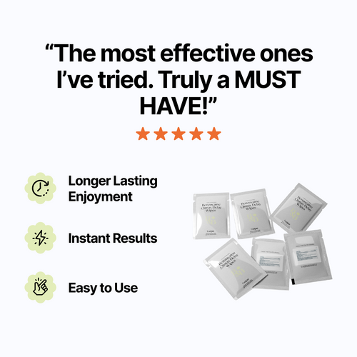 Extended Pleasure Wipes